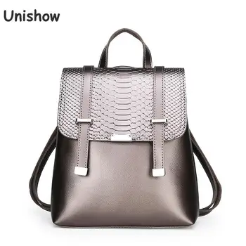 Unishow Serpentine Women Backpack Pu Leather Ladies Bagpack Girl School Back Pack Bag Brand Designer Women Travel Backpack
Unishow Serpentine Women Backpack Pu Leather Ladies Bagpack Girl School Back Pack Bag Brand Designer Women Travel Backpack