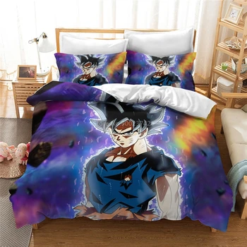Japan Dragon Ball Super Saiyan Son Goku 3d Bedding Set Cartoon Anime Pillowcase Duvet Cover Set Boys Girls Bed Linen Bedclothes
Japan Dragon Ball Super Saiyan Son Goku 3d Bedding Set Cartoon Anime Pillowcase Duvet Cover Set Boys Girls Bed Linen Bedclothes
