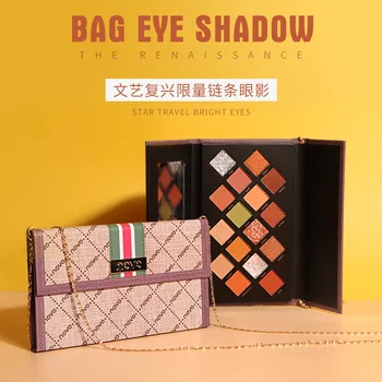 NOVO 16 Colors Renaissance Necklace Eyeshadow Female Bean Paste Earth Matte Pearlescent Eye Shadow Pan Girl
NOVO 16 Colors Renaissance Necklace Eyeshadow Female Bean Paste Earth Matte Pearlescent Eye Shadow Pan Girl
