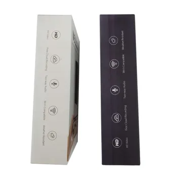 720P 2-Way Audio Communication With PIR Motion Detection Cellphone Monitoring Home WiFi Video Doorbell
720P 2-Way Audio Communication With PIR Motion Detection Cellphone Monitoring Home WiFi Video Doorbell