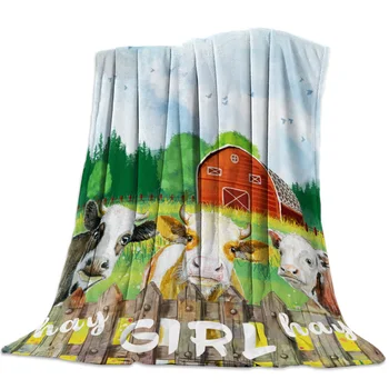 Farm Cow Barn Black Throw Blanket Sofa Bed Throw Blanket Kid Adult Warm Blanket for Beds Coral Fleece Fabric
Farm Cow Barn Black Throw Blanket Sofa Bed Throw Blanket Kid Adult Warm Blanket for Beds Coral Fleece Fabric