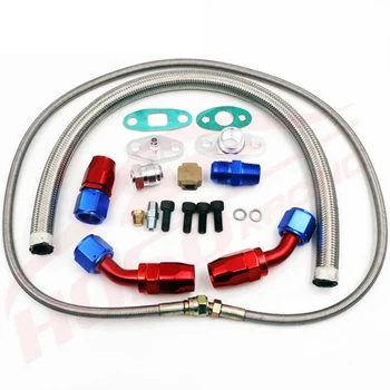 New Turbo Oil Drain Return + Feed Line T3 T4 T04e T60 T61 T70 Complete Kit Black Car Accessary
New Turbo Oil Drain Return + Feed Line T3 T4 T04e T60 T61 T70 Complete Kit Black Car Accessary