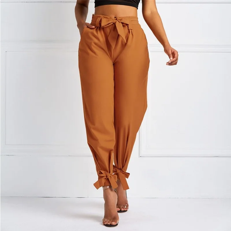 2020 Spring and Autumn New Popular Women's Temperament Solid Color Waist Hugging Pantalettes Women's Casual Pants Waistband
2020 Spring and Autumn New Popular Women's Temperament Solid Color Waist Hugging Pantalettes Women's Casual Pants Waistband