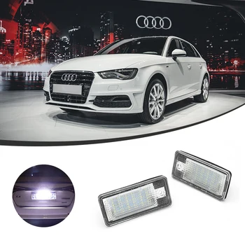 2Pcs LED License Plate Lights For Audi A6/C6/S6 4-Door Sedan 5-Door Avant Wagon Number Plate Light Car Parts Lamp 2005-2009
2Pcs LED License Plate Lights For Audi A6/C6/S6 4-Door Sedan 5-Door Avant Wagon Number Plate Light Car Parts Lamp 2005-2009