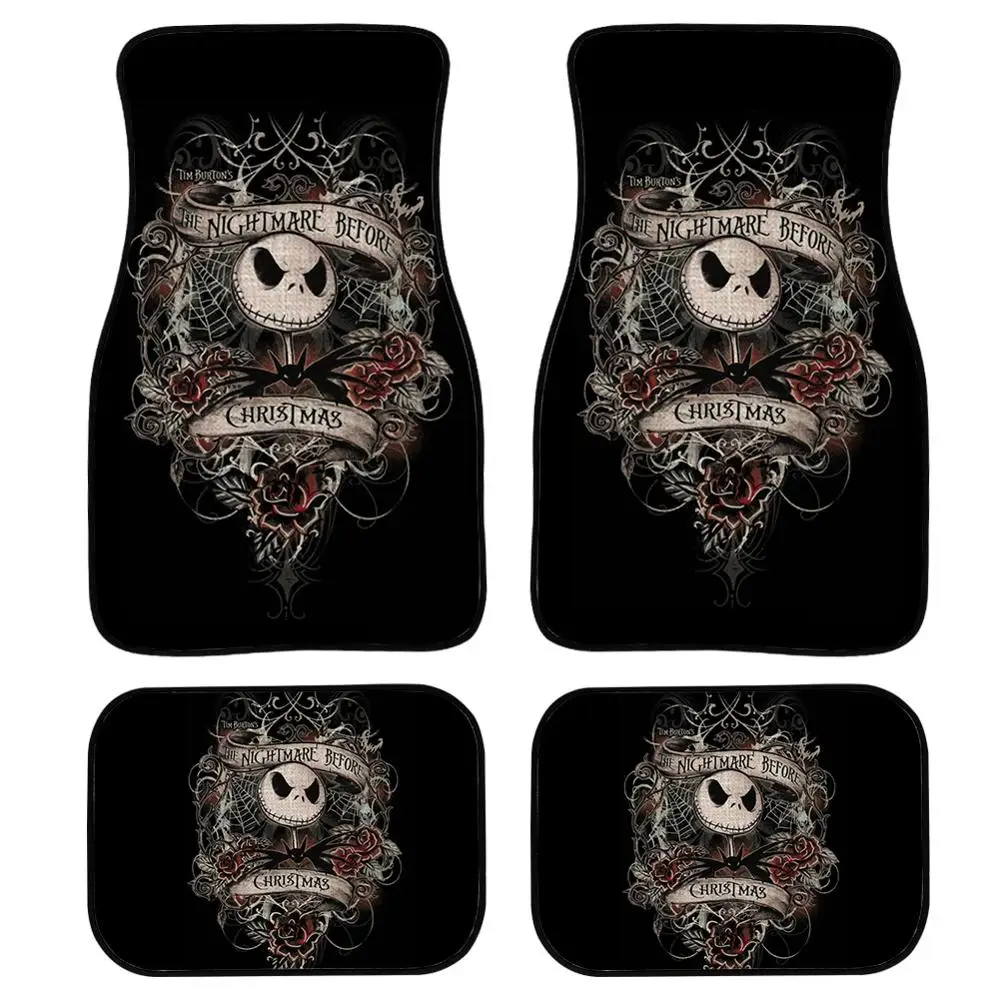 TOADDMOS the Nightmare Before Christmas Pattern Car Front and Rear Carpet Anti-Slip Dustproof All Weather Floor Mat Auto Decor
TOADDMOS the Nightmare Before Christmas Pattern Car Front and Rear Carpet Anti-Slip Dustproof All Weather Floor Mat Auto Decor