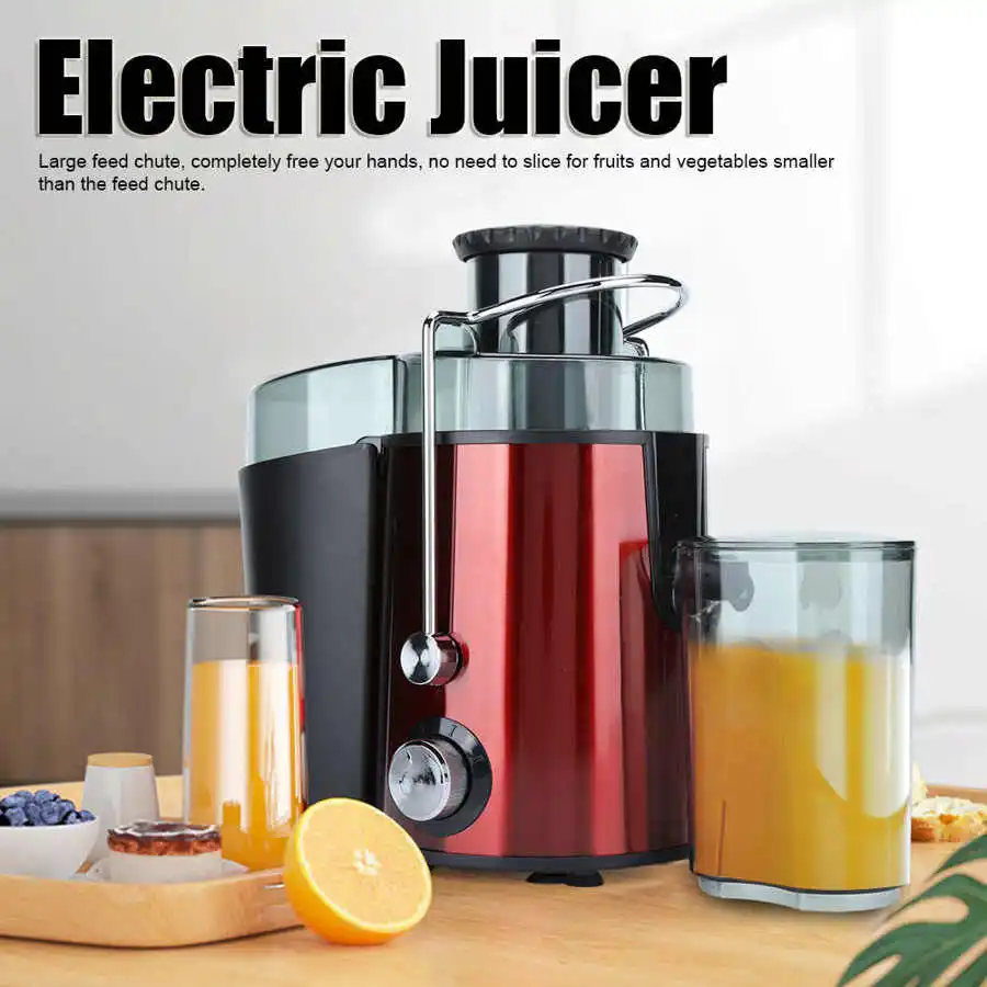 800W Full Automatic Juicer Vegetable and Fruit Extractor EU 110-240V Electric Juicer Kitchen Blender Mixer Machine
800W Full Automatic Juicer Vegetable and Fruit Extractor EU 110-240V Electric Juicer Kitchen Blender Mixer Machine