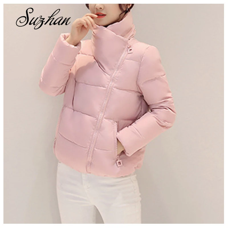 Suzhan Stand Collar Winter Jacket Women Solid Stylish Womens Basic Jackets Outwear Autumn Short Coat Jaqueta Feminina Inverno
Suzhan Stand Collar Winter Jacket Women Solid Stylish Womens Basic Jackets Outwear Autumn Short Coat Jaqueta Feminina Inverno