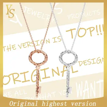 YS Necklace 100% sterling silver top version original key style necklace new trend
YS Necklace 100% sterling silver top version original key style necklace new trend