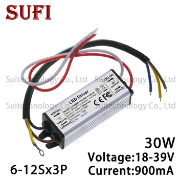 30W LED Driver Lighting Transformers 900mA AC85-277V To DC18-39V Power Adapter Power Supply For DIY Floodlight Spotlight
30W LED Driver Lighting Transformers 900mA AC85-277V To DC18-39V Power Adapter Power Supply For DIY Floodlight Spotlight