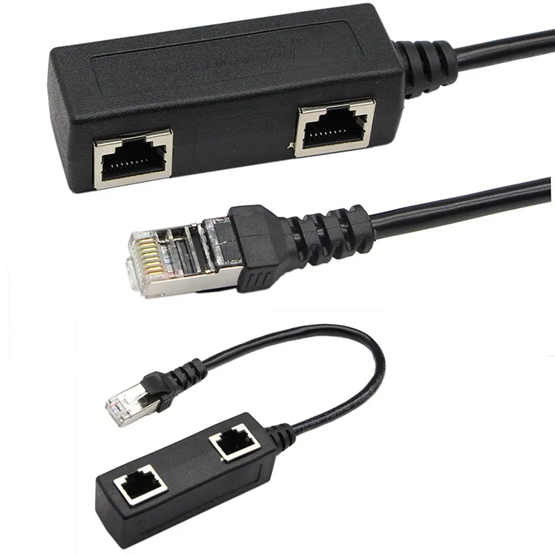 Сетевой разветвитель RJ45, Кабель-адаптер 1 Гнездо RJ45 на 2 гнезда RJ45, сетевой Y-разветвитель, кабель 0,25 м
Сетевой разветвитель RJ45, Кабель-адаптер 1 Гнездо RJ45 на 2 гнезда RJ45, сетевой Y-разветвитель, кабель 0,25 м