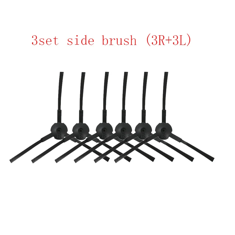 

Side Brush (3 right+3 left) for ilife A4 A6 A4S V3S V3L V3S Pro V5 V50 V5S V5S Pro X5 T4 X430 X432 X620 X623 Cleaning brush part