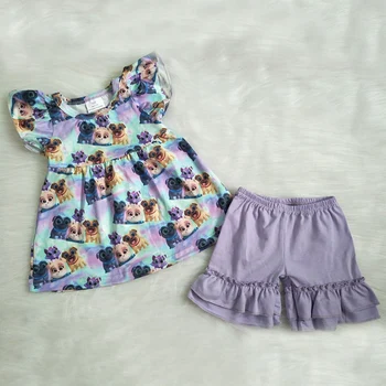 Cute Infant Newborn Baby Girl Clothes Toddler Kids Girl Sleeveless Ruffles Dog Tops+Cotton Print Shorts Outfits
Cute Infant Newborn Baby Girl Clothes Toddler Kids Girl Sleeveless Ruffles Dog Tops+Cotton Print Shorts Outfits