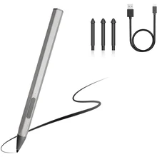 Stylus Pen For Microsoft Surface Pro 7 6 5 4 Surface Go Book Laptop Studio Smart Pen 4096 Touch Pencil with Replacement Nib Tips Stylus Pen For Microsoft Surface Pro 7 6 5 4 Surface Go Book Laptop Studio Smart Pen 4096 Touch Pencil with Replacement Nib Tips