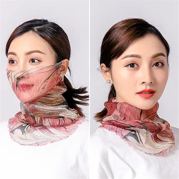 Women Chiffon Scarf Face Wraps Neck Scarves Windproof Sunscreen Cycling Face Mask Hanging Ear Neck Scarf Collars Headwears
Women Chiffon Scarf Face Wraps Neck Scarves Windproof Sunscreen Cycling Face Mask Hanging Ear Neck Scarf Collars Headwears