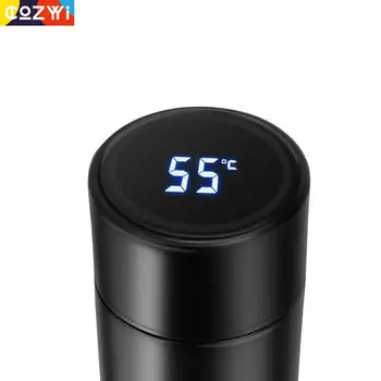 Temperature Display Customize Thermal Cup garrafa termica 304 Stainless Steel Intelligent Thermal Insulation Vacuum Flask
Temperature Display Customize Thermal Cup garrafa termica 304 Stainless Steel Intelligent Thermal Insulation Vacuum Flask