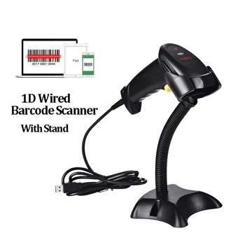 Handheld Wired CCD Barcode Scanner 1D Wired Laser Barcode Scanner with Stand POS Automatic Barcode Reader Anti-Shock Scanner
Handheld Wired CCD Barcode Scanner 1D Wired Laser Barcode Scanner with Stand POS Automatic Barcode Reader Anti-Shock Scanner