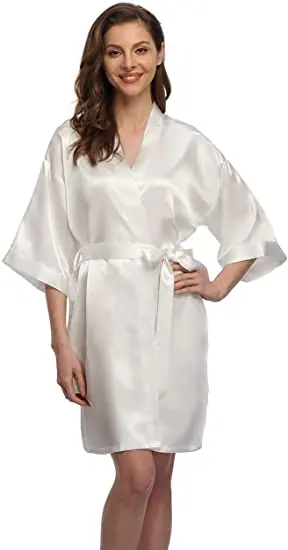 

4XL.Women's Satin Wedding Kimono Bride Robe.Sleepwear Bridesmaid Robes Pajamas Bathrobe Nightgown Spa Bridal Robes Dressing Gown