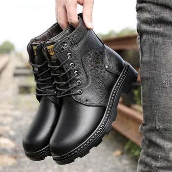 2019 Natural Wool Winter Boots Men Warmest Cow Leather Winter Shoes Men Winter Shoes Men Male Comfortable Shoe
2019 Natural Wool Winter Boots Men Warmest Cow Leather Winter Shoes Men Winter Shoes Men Male Comfortable Shoe