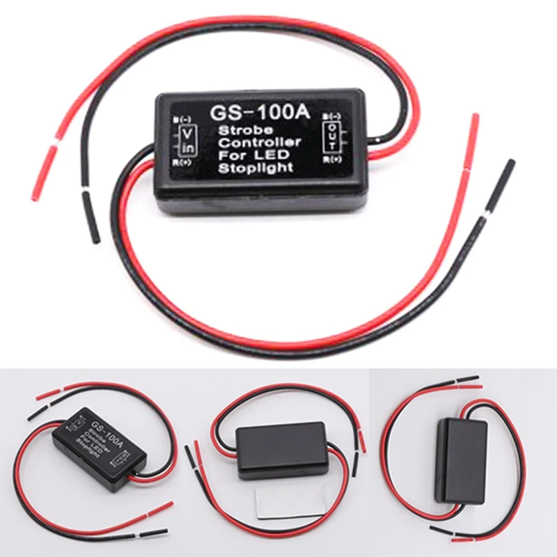 GS-100A Flash Strobe Controller Flasher Module for Car LED Brake Stop Light Lamp 12--24V Waterproof Circuit Protection
GS-100A Flash Strobe Controller Flasher Module for Car LED Brake Stop Light Lamp 12--24V Waterproof Circuit Protection