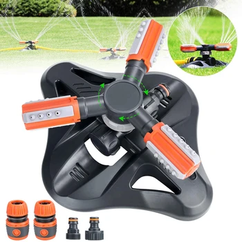 360 Degree Rotating Garden Sprinkler 3 Arms Nozzles Automatic Plastic Triangle Sprinkler Rotary Irrigation Tool for Garden
360 Degree Rotating Garden Sprinkler 3 Arms Nozzles Automatic Plastic Triangle Sprinkler Rotary Irrigation Tool for Garden