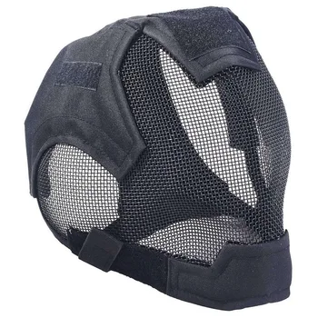 Steel Protective Mask Hunting Cycling Protective CS Halloween Party Full Face Mask
Steel Protective Mask Hunting Cycling Protective CS Halloween Party Full Face Mask