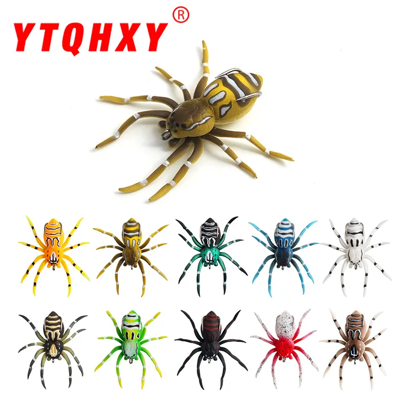 Floating Spider Soft Bait 4.7cm6g Bionic Fishing Bait Alice Bass Artificial Fake Lure
Floating Spider Soft Bait 4.7cm6g Bionic Fishing Bait Alice Bass Artificial Fake Lure