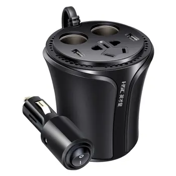 HSC-108A Car Power Inverter Multifunction Cup Shape Car Charger 3.1A Cigarette Lighter Socket Splitter With Independent Switch
HSC-108A Car Power Inverter Multifunction Cup Shape Car Charger 3.1A Cigarette Lighter Socket Splitter With Independent Switch