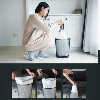 90Pcs Portable Trash Bags White Drawstring Garbage Liners 5.2 Gallon Enough for a Family to Use for 3-4 Months 18.1 inch X 19.7i
90Pcs Portable Trash Bags White Drawstring Garbage Liners 5.2 Gallon Enough for a Family to Use for 3-4 Months 18.1 inch X 19.7i