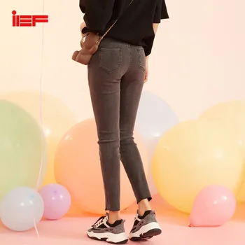IEF Spring Women Jeans Fashion Slim High Waist Ripped Cropped Vogue Pure Color Female 0S30A-D0050-
IEF Spring Women Jeans Fashion Slim High Waist Ripped Cropped Vogue Pure Color Female 0S30A-D0050-