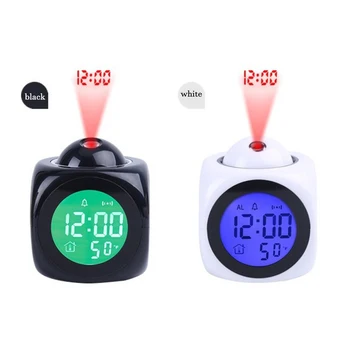 New 6 Inch Digital FM Projection Radio Alarm Clock USB/Batterys Power LED Displays Dual Alarm Clock with Snooze Thermometer
New 6 Inch Digital FM Projection Radio Alarm Clock USB/Batterys Power LED Displays Dual Alarm Clock with Snooze Thermometer