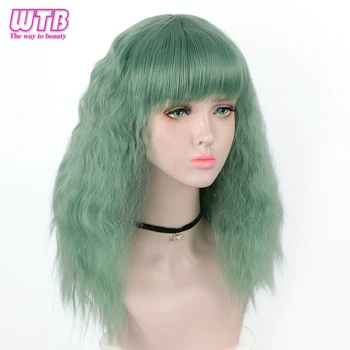 WTB Women's Green Wigs Heat Resistant Synthetic Corn Curly Lolita for Hair with Bangs Cosplay False Hair Party
WTB Women's Green Wigs Heat Resistant Synthetic Corn Curly Lolita for Hair with Bangs Cosplay False Hair Party