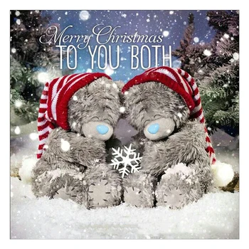 5D DIY Diamond Painting Full Drill Round Merry Christmas Wish Teddy Lover Embroidery Mosaic Cross Stitch Kit home decoration 
5D DIY Diamond Painting Full Drill Round Merry Christmas Wish Teddy Lover Embroidery Mosaic Cross Stitch Kit home decoration