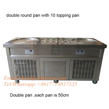 Round Pan fried ice cream roll taco machine rolled up ice cream machine with 50cm pan size 
Round Pan fried ice cream roll taco machine rolled up ice cream machine with 50cm pan size