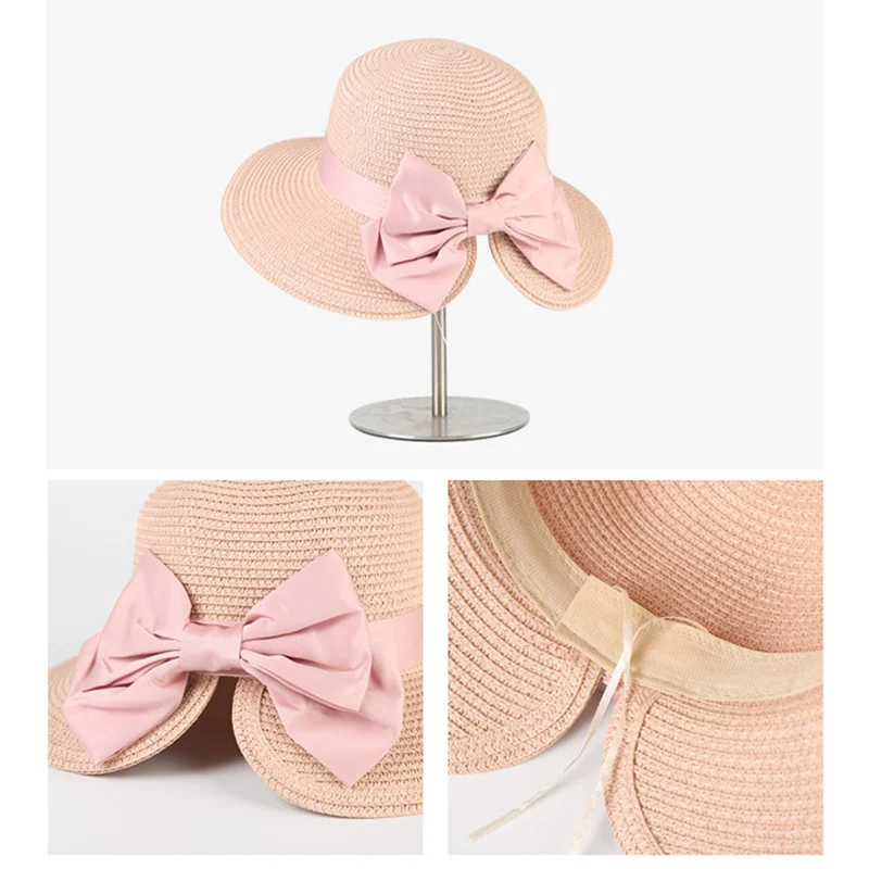 NEW Straw Sunhat Women Summer Beach Wide Brim Bow Sunscreen Outdoor Travel Hat
NEW Straw Sunhat Women Summer Beach Wide Brim Bow Sunscreen Outdoor Travel Hat