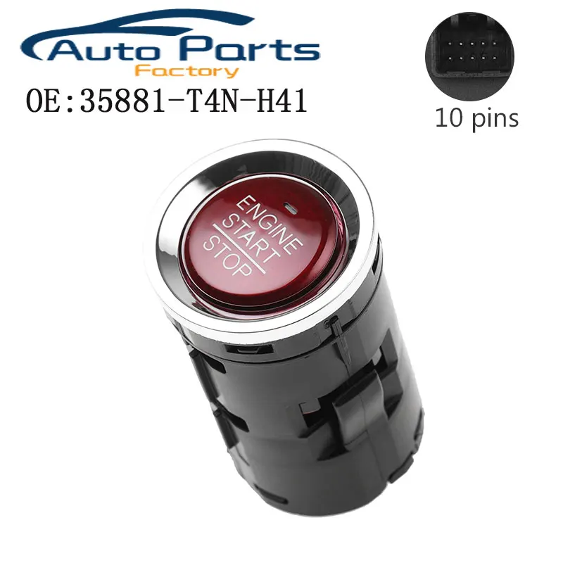 New Ignition Starter Push Button Switch For 2016-2018 Honda HR-V 1.8L 35881-T4N-H41 35881T4NH41
New Ignition Starter Push Button Switch For 2016-2018 Honda HR-V 1.8L 35881-T4N-H41 35881T4NH41