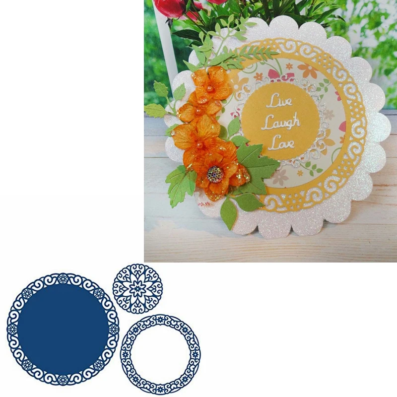 Circle Frame Metal Cutting Dies Stencils Flower Border&Pattern Circle Frame Die Cuts For Card Making Decoration New 2019
Circle Frame Metal Cutting Dies Stencils Flower Border&Pattern Circle Frame Die Cuts For Card Making Decoration New 2019