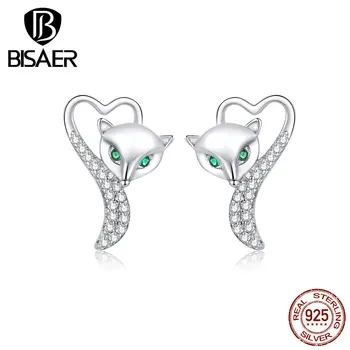 fox earrings bisaer 925 Sterling silver little fox fashion women earrings for women wedding engagement statement jewelry EFE312
fox earrings bisaer 925 Sterling silver little fox fashion women earrings for women wedding engagement statement jewelry EFE312