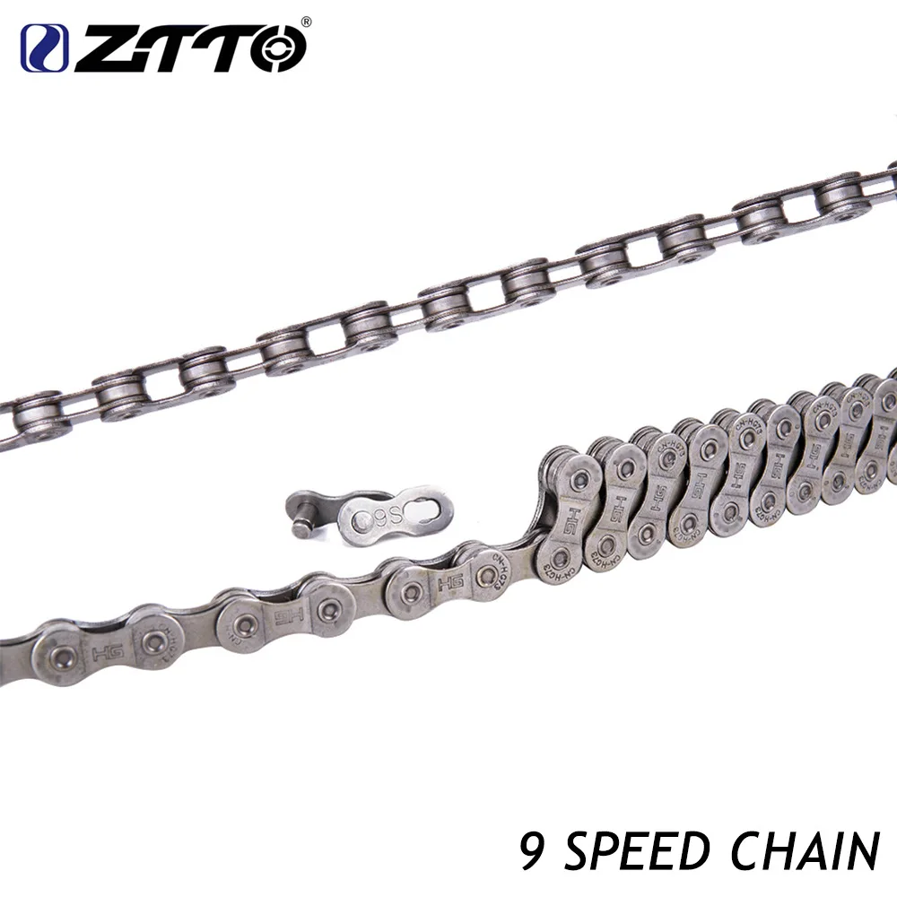 Sale High quality mountain bike chain bicycle chain flywheel chain mountain bike chain 9 speed full hollow half hollow chain 0