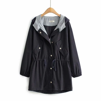 Plus Size XL-3XL Women's Trench Coat Autumn Winter Casual Outwear Female womens trench coats
Plus Size XL-3XL Women's Trench Coat Autumn Winter Casual Outwear Female womens trench coats