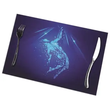 6 Pcs Placemat Table Mat Man Under The Light For Tables Heat-insulation Linen Kitchen Dining Pads
6 Pcs Placemat Table Mat Man Under The Light For Tables Heat-insulation Linen Kitchen Dining Pads