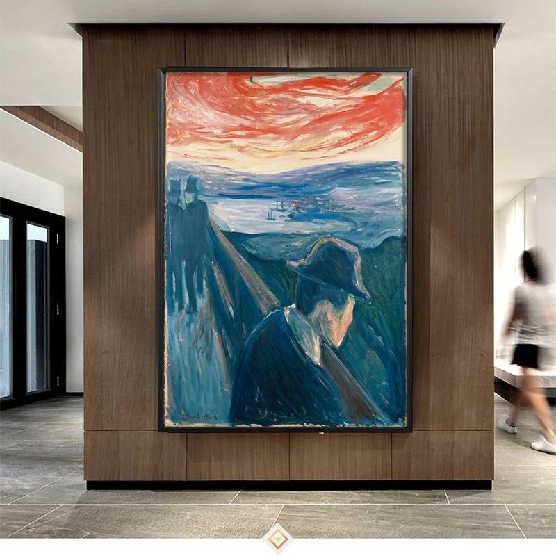Artist Edvard Munch Classic Art Despair Canvas Prints Painting Poster Wall Pictures For Living Room Home Decor Free Shipping
Artist Edvard Munch Classic Art Despair Canvas Prints Painting Poster Wall Pictures For Living Room Home Decor Free Shipping