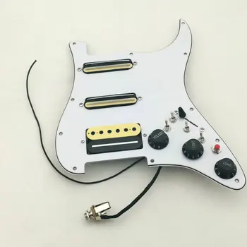 Multifunction Guitar Pickups SSH Humbucker Pickups Guitar Pickguard Wiring Suitable for Str Guitar 20 style combinations
Multifunction Guitar Pickups SSH Humbucker Pickups Guitar Pickguard Wiring Suitable for Str Guitar 20 style combinations