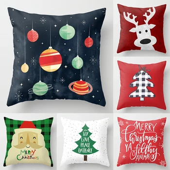 Christmas Pillow Cartoon Geometric Cushions Case Christmas Home Decorative Cushion For Sofa Xmas DIY Soft Hug Pillowcase
Christmas Pillow Cartoon Geometric Cushions Case Christmas Home Decorative Cushion For Sofa Xmas DIY Soft Hug Pillowcase
