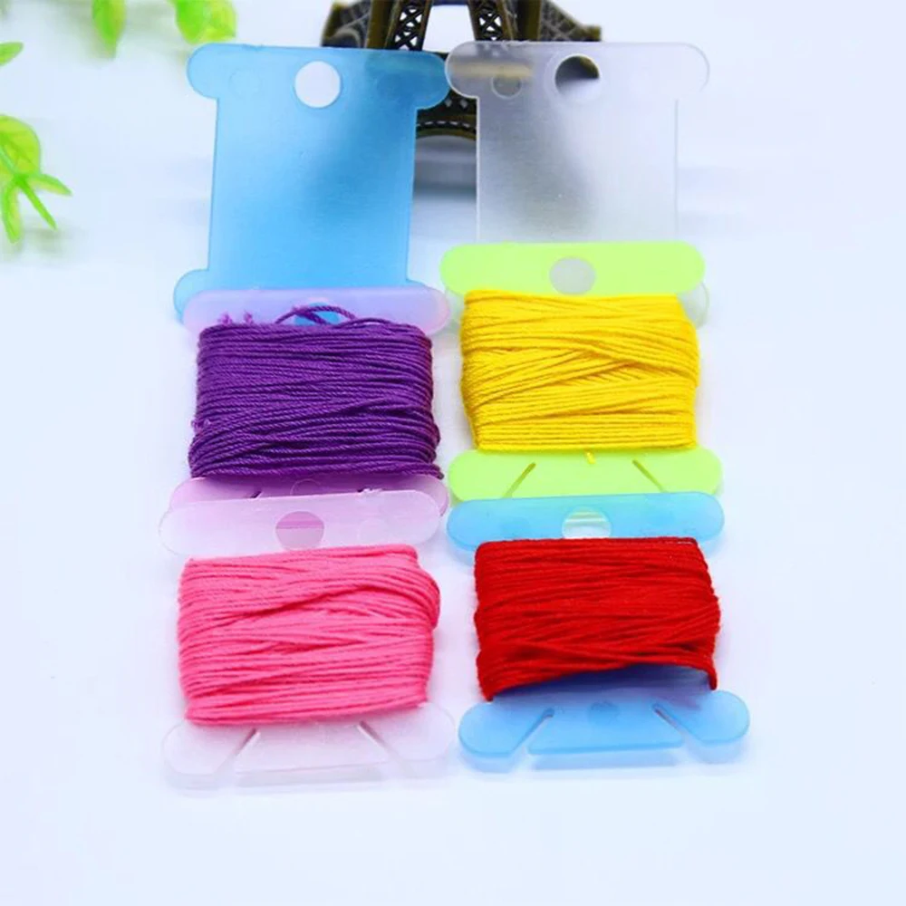 120PCs Cross Stitch Storage Holder Plastic Sewing Thread Winding Plate Board Card Embroidery Floss Craft Thread Bobbin Organizer
120PCs Cross Stitch Storage Holder Plastic Sewing Thread Winding Plate Board Card Embroidery Floss Craft Thread Bobbin Organizer