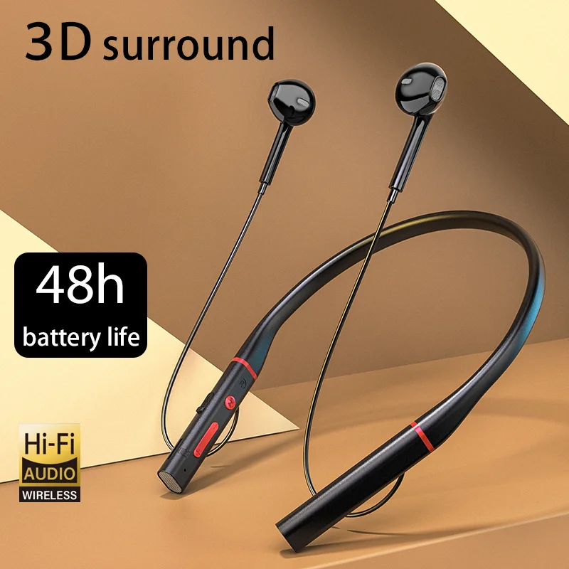 Беспроводная Bluetooth стереогарнитура с микрофоном для Xiaomi Huawei iPhone|Наушники и