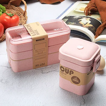 900ml Lunch Box Food Grade Bento Box 3 Layer Wheat Straw Bento Boxes Microwave Dinnerware Food Storage Food Containers Lunchbox
900ml Lunch Box Food Grade Bento Box 3 Layer Wheat Straw Bento Boxes Microwave Dinnerware Food Storage Food Containers Lunchbox