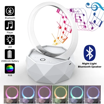 Portable LED Night Light with Bluetooth Speaker Wireless Bluetooth Speaker Rechargeable Touch Control 7 Color LED Bedside
Portable LED Night Light with Bluetooth Speaker Wireless Bluetooth Speaker Rechargeable Touch Control 7 Color LED Bedside
