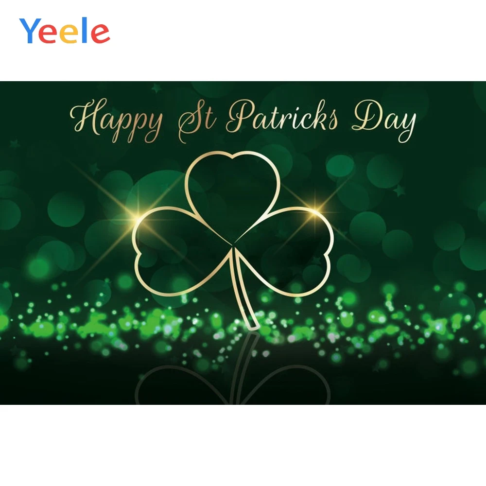 St. Patrick's Day Shamrocks Shiny Glitter Light Bokeh Backdrop Vinyl Photography Background For Photo Studio Photophone Shoot
St. Patrick's Day Shamrocks Shiny Glitter Light Bokeh Backdrop Vinyl Photography Background For Photo Studio Photophone Shoot