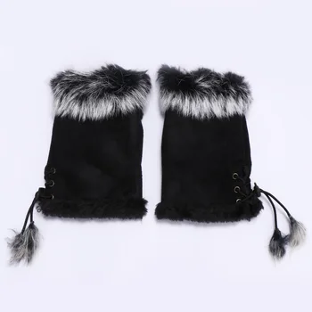 Women's Faux Rabbit Fur Hand Wrist Warmer Half Finger Gloves Winter Glove 8 Colors
Women's Faux Rabbit Fur Hand Wrist Warmer Half Finger Gloves Winter Glove 8 Colors