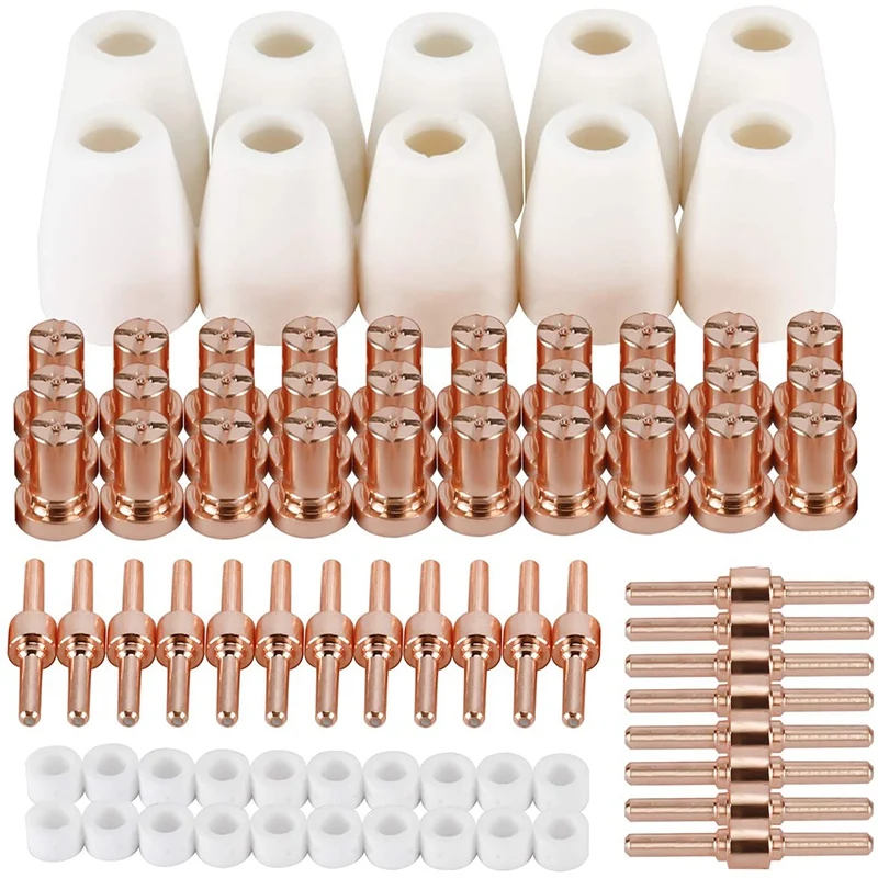 Plasma Cutting Tip Set 80 PCs for PT-31 / LG-40 Consumables for Stahlwerk Cut 50 CT312 CT520 Cutting Machines
Plasma Cutting Tip Set 80 PCs for PT-31 / LG-40 Consumables for Stahlwerk Cut 50 CT312 CT520 Cutting Machines